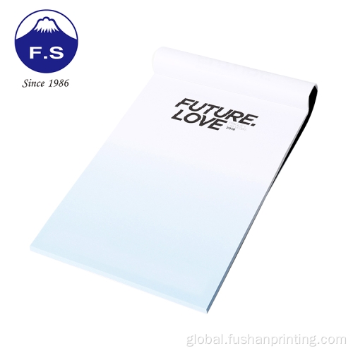 Transparent Cover Notebook Custom A5 A6 letter head Customized Memo Pad Supplier